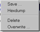 File menu